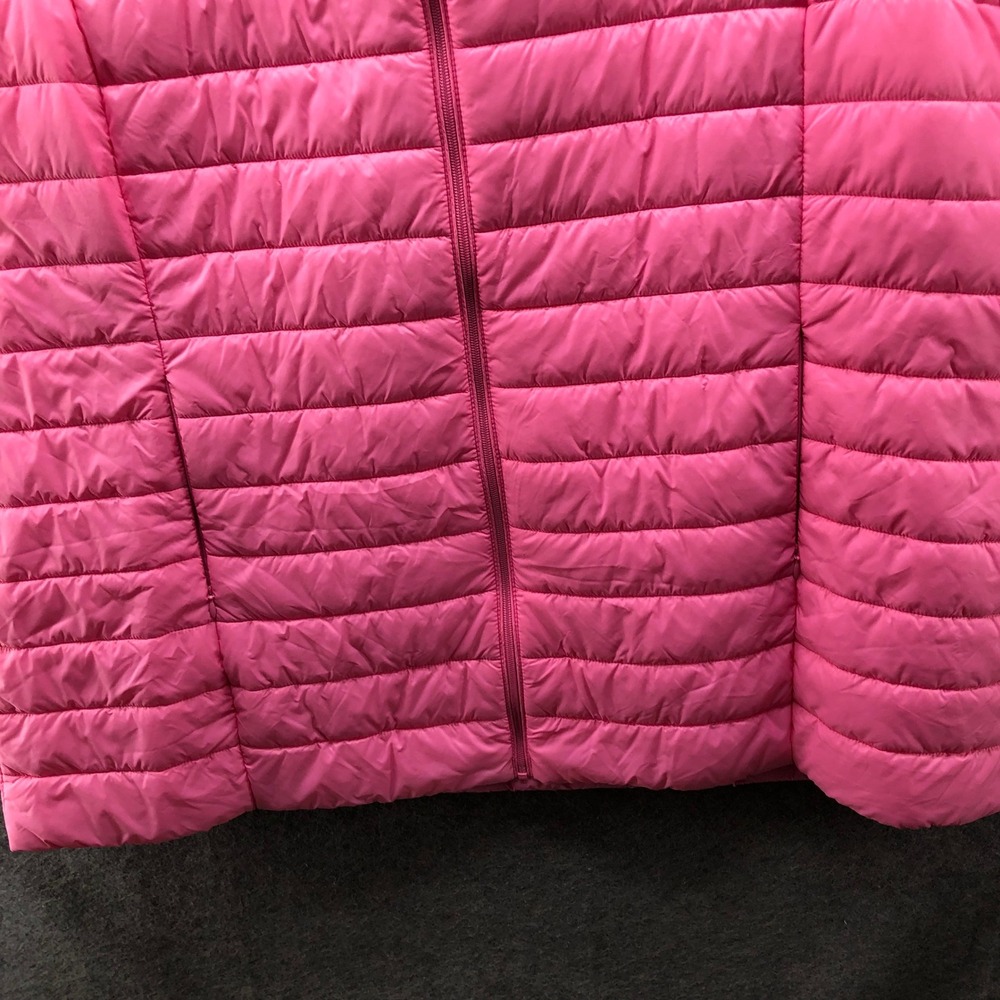 Torrid Lightweight Pink Puffer Vest Womens 5X Zip Hooded Quilted Jacket - Picture 5 of 11